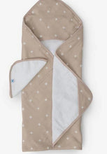 Load image into Gallery viewer, Hooded Towel + Wash Cloth - Taupe Cross