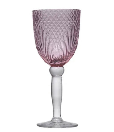 VINTAGE PINK GOBLET