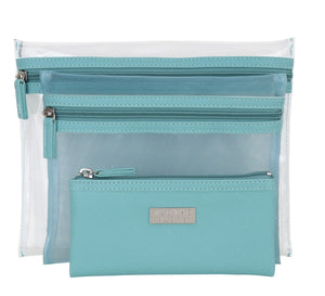 WICKED SISTA JENNA TRIO PURSE - TEAL