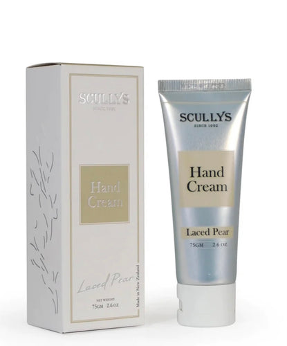 SCULLY'S BOXED HAND CREAM 75G - LACED PEAR