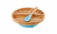 Load image into Gallery viewer, Avanchy Bamboo Suction Baby Plate &amp; Spoon Set