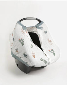 Muslin Car Seat Canopy- Prickle Pots